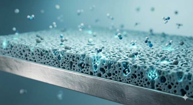 Nuevo material que añadido en las pinturas retira dióxido de carbono del aire