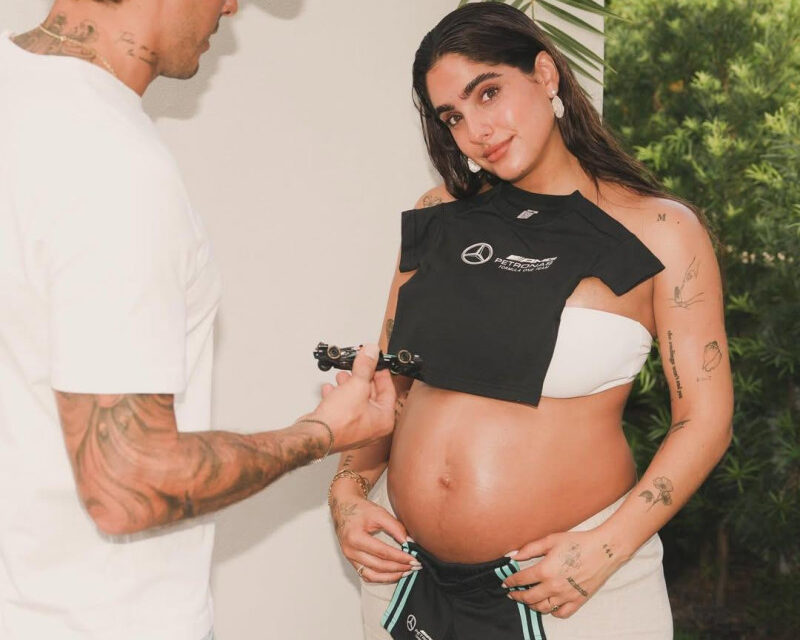 Isabella Ladera y Hugo García esperan un niño
