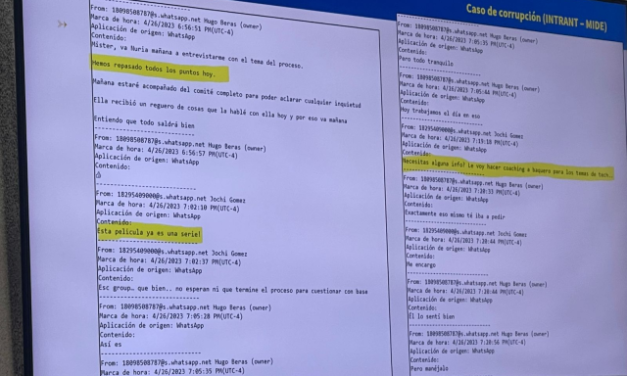 Chats de WhatsApp revelan presunto acuerdo anticipado entre Hugo y Jochi para acuerdo semáforos