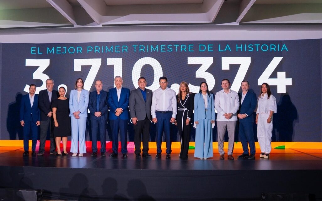 Un primer trimestre récord para RD: atrae 3,7 millones de visitantes