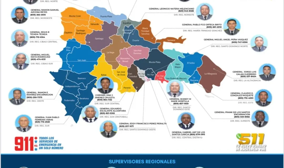 Policía Nacional publica mapa interactivo con contactos de directores regionales y fortalece plan preventivo por Semana Santa 2026.
