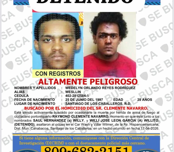 Reincidente por homicidio se entrega en el Palacio de Justicia de Santiago por muerte de ciudadano puertorriqueño