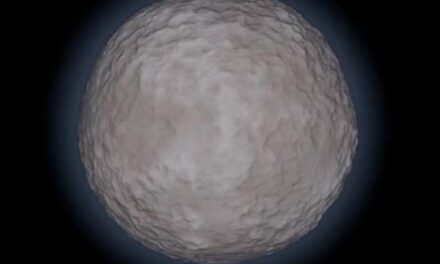 Atmósfera en un pequeño astro que no debería poseerla