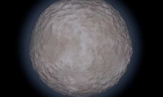 Atmósfera en un pequeño astro que no debería poseerla