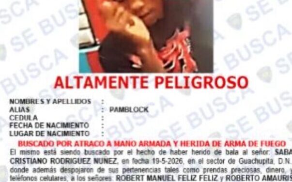 Ante alerta de búsqueda y captura, se entrega ante la PN presunto delincuente “Pamblock”, señalado como implicado en asalto violento ocurrido en Guachupita, DN