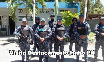 General Escalante supervisa destacamento policial Itabo fortaleciendo seguridad ciudadana y servicio preventivo institucional