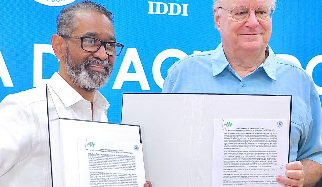 Defensa Civil y IDDI unen esfuerzos por comunidades más resilientes