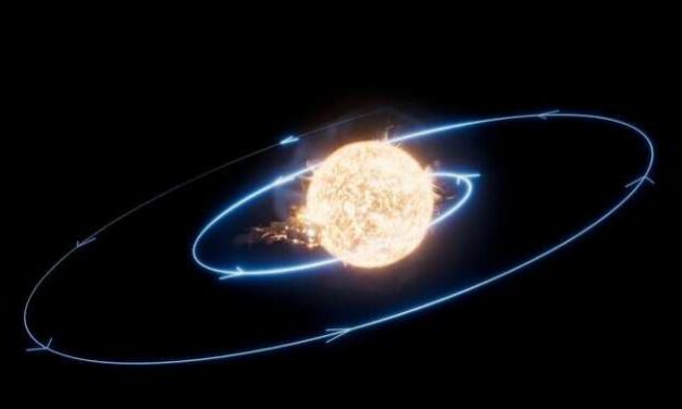 Planeta tragado por una estrella similar al Sol