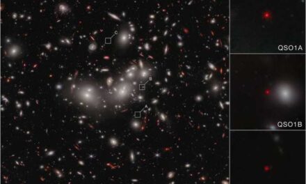 Agujero negro supermasivo que se formó antes que su galaxia