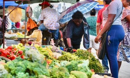 Inflación interanual se mantiene encima del rango meta en 5.35%