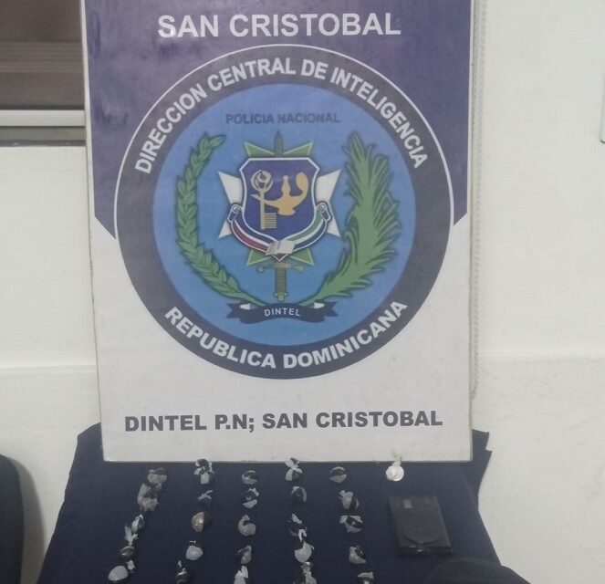 Policía desmantela punto de drogas y ocupa evidencias en operativo Najayo Arriba San Cristóbal