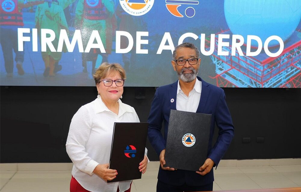 Defensa Civil e INDOMET firman acuerdo histórico para fortalecer el Sistema de Alerta Temprana