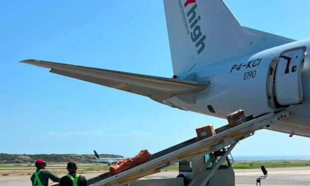 Sky High Dominicana transporta ayuda humanitaria para afectados por terremotos en Venezuela