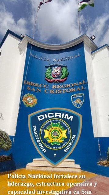 Policía Nacional fortalece su liderazgo, estructura operativa y capacidad investigativa en San Cristóbal con la designación de un nuevo encargado de división.