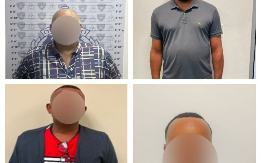 Policía Nacional, a través de OCN-INTERPOL Santo Domingo, captura a tres dominicanos requeridos por la justicia y detiene a ciudadano canadiense reclamado por fraude financiero