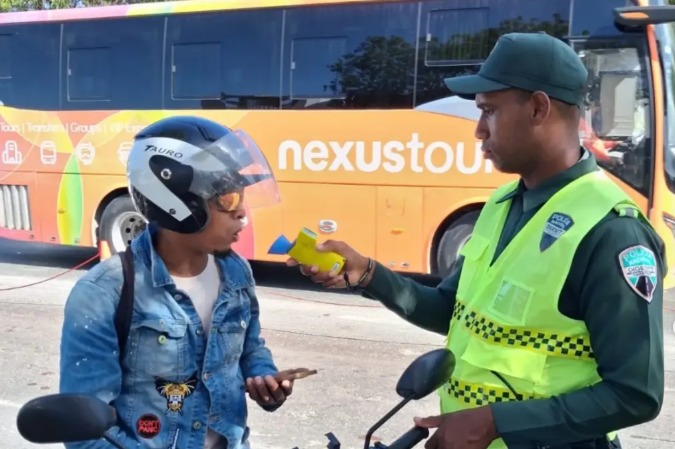 Digesett fiscaliza a 343 conductores durante operativo de alcoholimetría en Bávaro