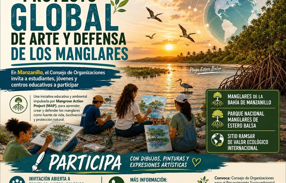 En Manzanillo: Consejo de Organizaciones invita a escuelas dominicanas a participar en concurso internacional de arte infantil sobre manglares y la naturaleza