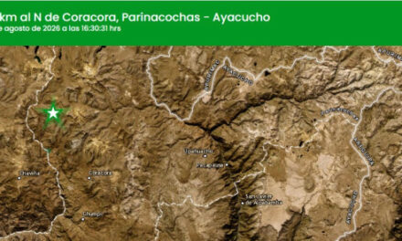 Nuevo sismo en Ayacucho: réplica de 4.2 sacudió al norte de Coracora, en Parinacochas