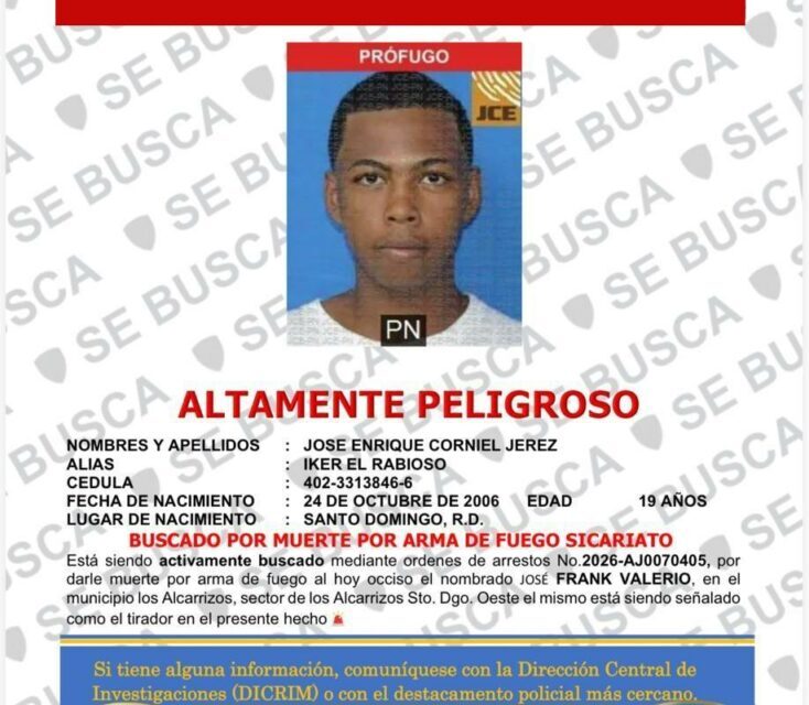 Policía Nacional informa entrega voluntaria de “Iker El Rabioso”, otro de los presuntos implicados en muerte de dirigente comunitario en Los Alcarrizos