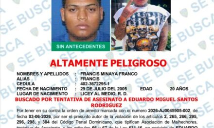 Policía identifica y activa búsqueda de dos hombres vinculados a asalto a mensajero en Santiago