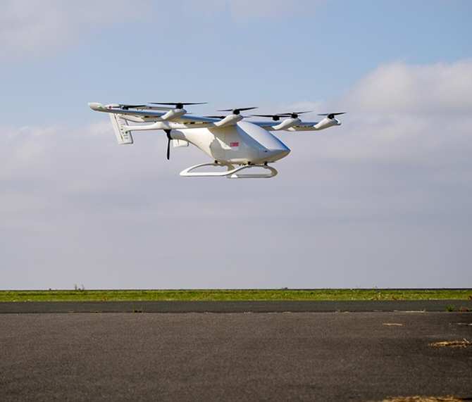 Aeronave totalmente eléctrica
