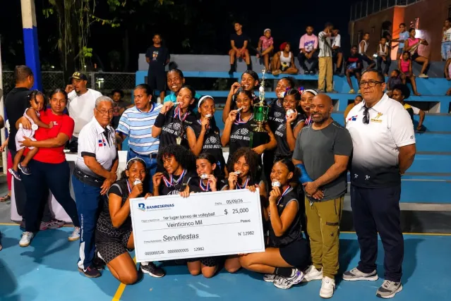Barrio Nuevo se corona campeón del Torneo Interbarrial de Voleibol de San Cristóbal