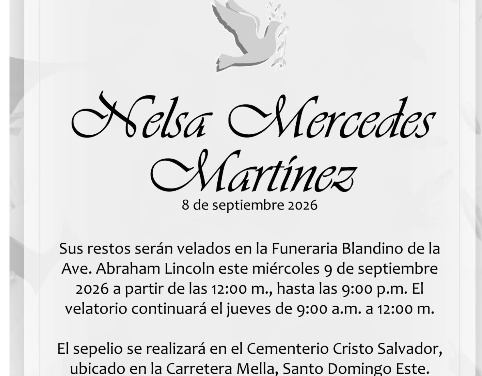 Fallece la madre de Matty Vasquez, viuda Fortunato