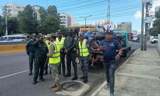 Autoridades fiscalizan 158 motociclistas en dos días por violaciones a la Ley de Tránsito