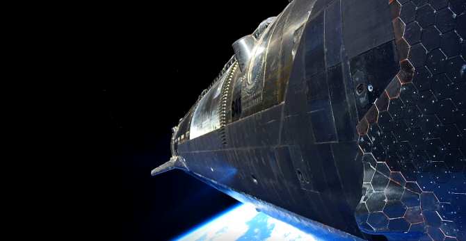 Primer vuelo orbital de la nave Starship