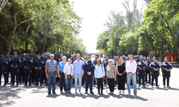 Policía Nacional pone en marcha “Ruta Azul” con 84 agentes para reforzar patrullaje preventivo en el Departamento C-6 y puntos estratégicos del Distrito Nacional