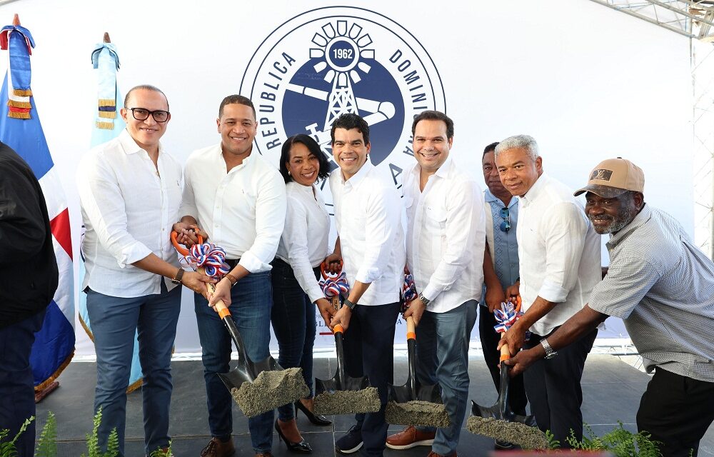 Wellington Arnaud inicia construcción del alcantarillado sanitario de El Córbano, provincia San Juan