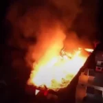 Reportan incendio en fábrica de aceite en el kilómetro 4 de San Cristóbal