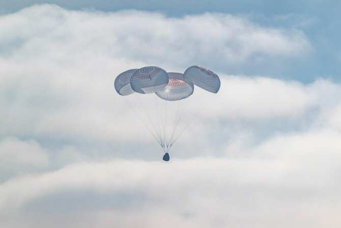 Fin de la misión SpaceX Crew-12