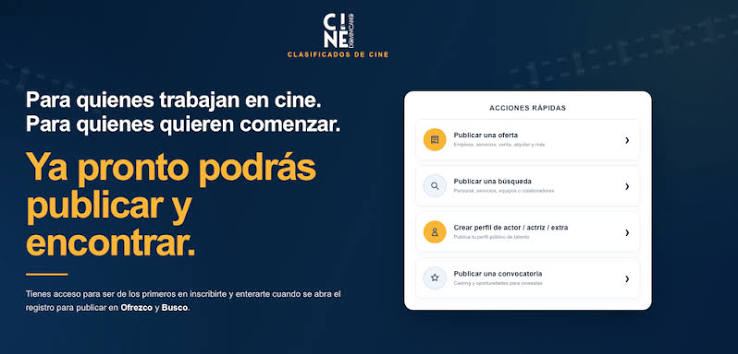 Clasificados de Cine conectará talentos, empresas y oportunidades de la industria audiovisual dominicana