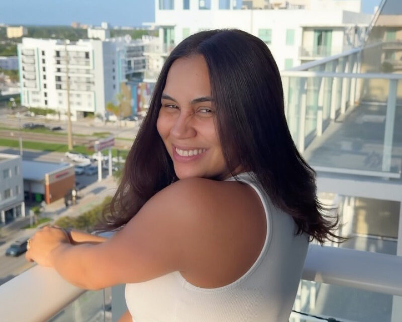 Tiby Camacho se convierte en madre de una niña