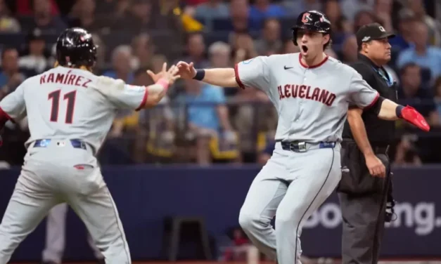 Guardianes vencen a los Rays y se llevan el primero de la Serie de Campeonato